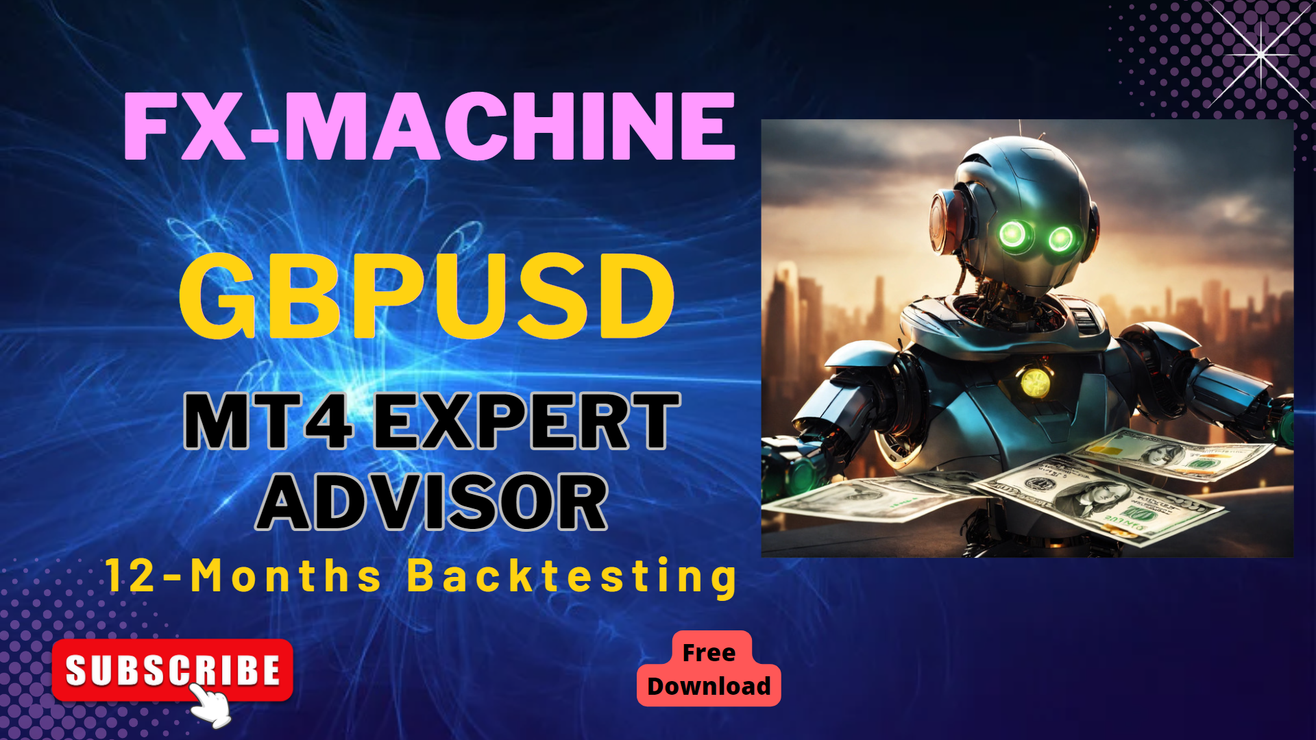FxMachine Expert Advisor MT4 | Sharing Backtesting Results | Algo Forex Trading | Free Download